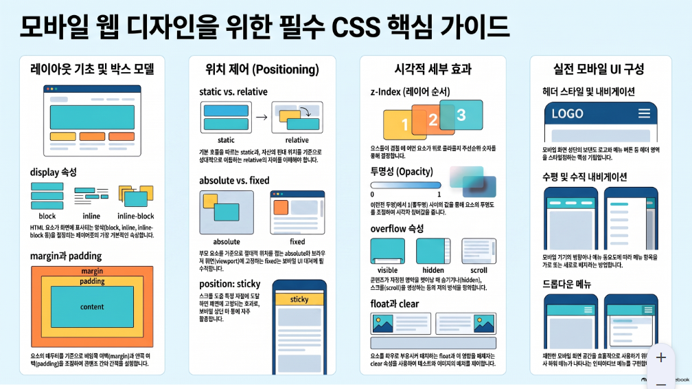 모바일 웹 디자인을 위한 필수 CSS 핵심 가이드