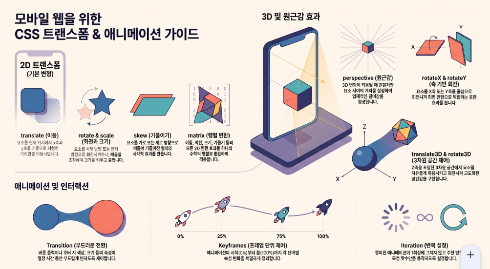 모바일 웹 애니메이션을 위한 필수 CSS 핵심 가이드